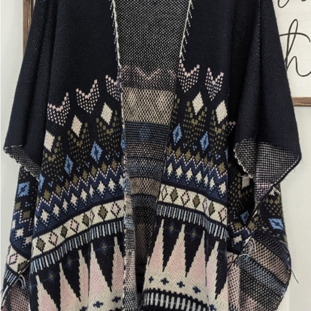 Charlotte Russe Shawl Sweater Small